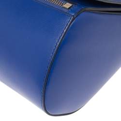 Pre Owned حقيبة جيفنشي باندورا بوكس متوسطة جلد زرقاء