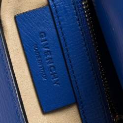 Pre Owned حقيبة جيفنشي باندورا بوكس متوسطة جلد زرقاء