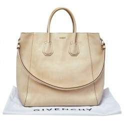 Pre Owned Givenchy Light Beige Leather Antigona Tote