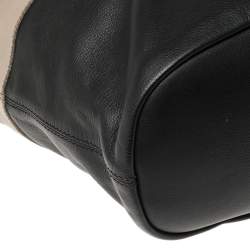 Givenchy Beige/Black Leather Medium Nightingale Satchel