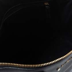 Pre Owned Givenchy Black Leather Zipped Detail Tote