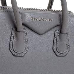 Givenchy Grey Leather Mini Antigona Satchel