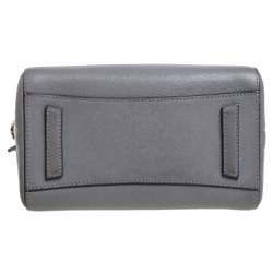 Givenchy Grey Leather Mini Antigona Satchel