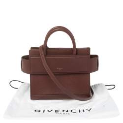 مملوكة مسبقًا Givenchy Brown Leather Mini Horizon Bag