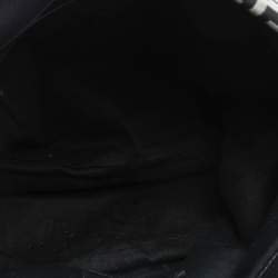 Pre Owned Givenchy Black/Grey Monogram Canvas and Leather Hobo