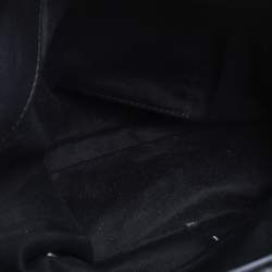 Pre Owned Givenchy Black/Grey Monogram Canvas and Leather Hobo