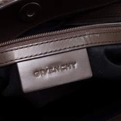 Pre Owned Givenchy Brown Monogram Canvas and Leather Hobo