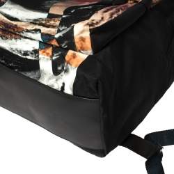 Givenchy Black Sunset Print Nylon Backpack