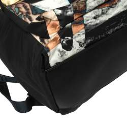 Givenchy Black Sunset Print Nylon Backpack