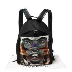 Givenchy Black Sunset Print Nylon Backpack