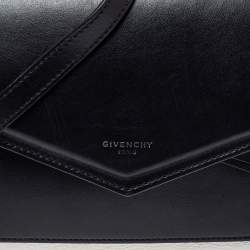 Pre Owned حقيبة كروس جيفنشي جلد أبيض و أسود