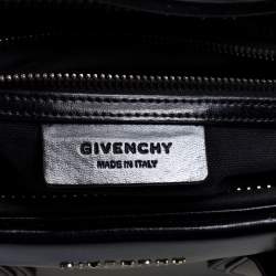 Pre Owned Givenchy Black Leather Medium Antigona Satchel