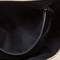 Pre Owned Givenchy Beige Nubuck Croc Embossed Leather Large Pandora Shoulder Bag