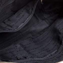 مملوكة مسبقًا حقيبة جيفنشي جلد وكانفاس مونوغرامي أسود / رصاصي