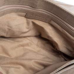 Pre Owned Givenchy Beige Croc Embossed Leather Flap Shoulder Bag