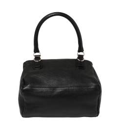 مملوكة مسبقًا Givenchy Black Leather Pandora Messenger Bag