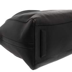 Pre Owned Givenchy Black Leather Medium Antigona Satchel