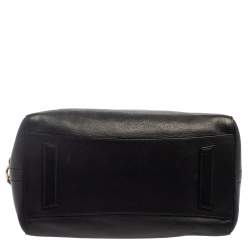 Pre Owned Givenchy Black Leather Medium Antigona Satchel