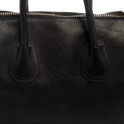 Pre Owned Givenchy Black Leather Medium Antigona Satchel