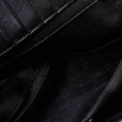 Pre Owned Givenchy Black Canvas and Leather Wallet