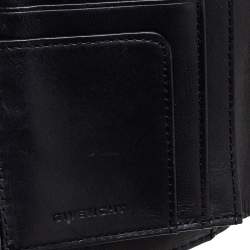 Pre Owned Givenchy Black Canvas and Leather Wallet