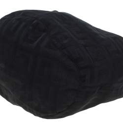 Pre Owned Givenchy Black Monogram Canvas and Leather Hobo