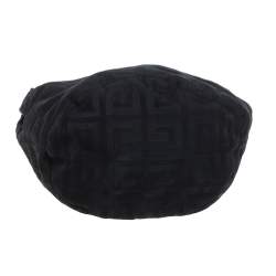 Pre Owned Givenchy Black Monogram Canvas and Leather Hobo