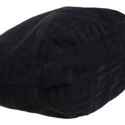 Pre Owned Givenchy Black Monogram Canvas and Leather Hobo