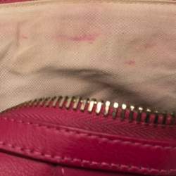 Givenchy Magenta Quilted Leather Lucrezia Bowler Bag