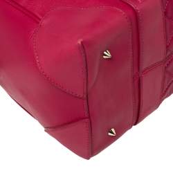 Givenchy Magenta Quilted Leather Lucrezia Bowler Bag