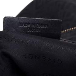 Givenchy Black Monogram Canvas And Leather Hobo