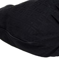 Givenchy Black Monogram Canvas And Leather Hobo