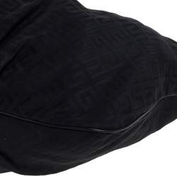 Givenchy Black Monogram Canvas And Leather Hobo