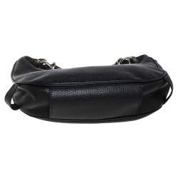 Pre Owned Givenchy Black Leather Hobo