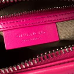 Givenchy Neon Pink Leather Mini Antigona Satchel