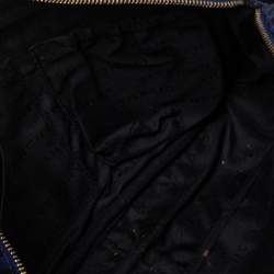 Givenchy Blue/Black Canvas and Leather Shoulder Bag