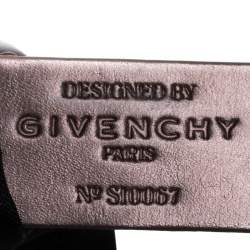 Pre Owned Givenchy Green/Brown Monogram Fabric and Leather Clasp Flap Hobo