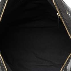 Pre Owned Givenchy Black Panther Print Patent and Leather Medium Nightingale Satchel