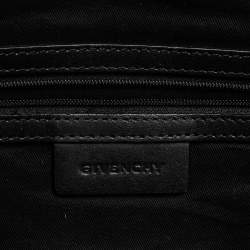 Pre Owned Givenchy Black Monogram Coated Canvas and Leather Shopper Tote