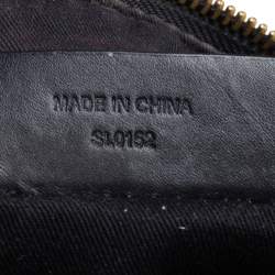 Pre Owned Givenchy Black Signature Canvas And Leather Hobo