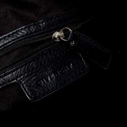 Pre Owned Givenchy Black Monogram Nylon and Leather Double Handle Hobo 