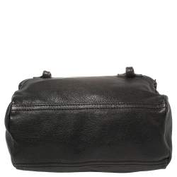 Pre Owned Givenchy Black Leather Mini Pandora Crossbody Bag
