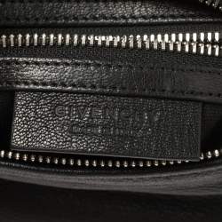 Pre Owned Givenchy Black Leather Mini Pandora Crossbody Bag