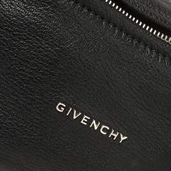 Pre Owned Givenchy Black Leather Mini Pandora Crossbody Bag