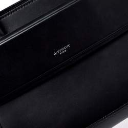 مملوكة مسبقًا Givenchy Black Leather Mini Horizon Crossbody Bag