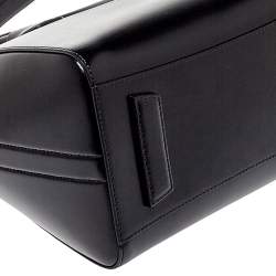 Pre Owned Givenchy Black Smooth Leather Small Antigona Satchel