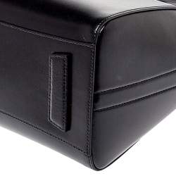 Pre Owned Givenchy Black Smooth Leather Small Antigona Satchel