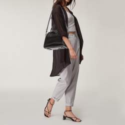 Pre Owned Givenchy Black Smooth Leather Small Antigona Satchel