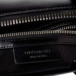 Pre Owned Givenchy Black Smooth Leather Small Antigona Satchel