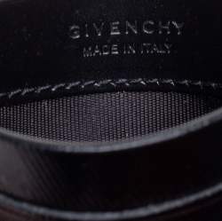Givenchy Black Patent Leather Stars And Stripes Print Cardholder